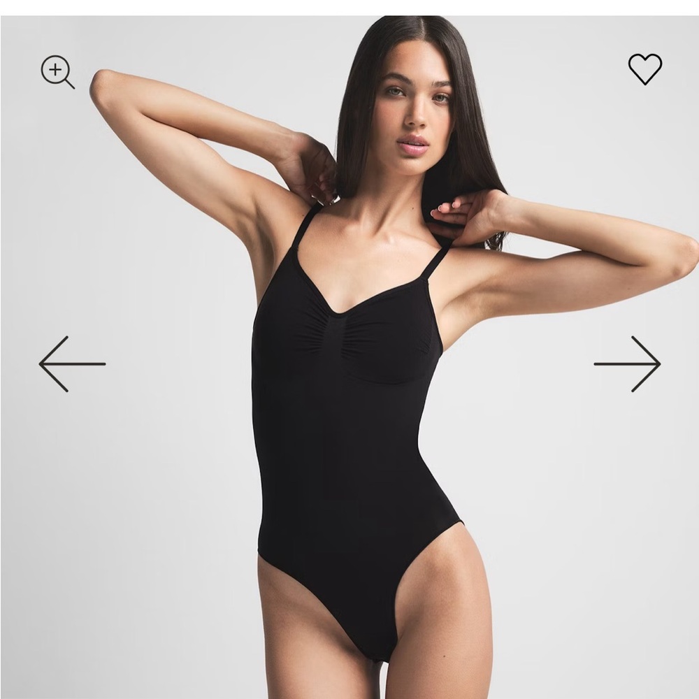 SKIMS Classic Black Shapewear Bodysuit
